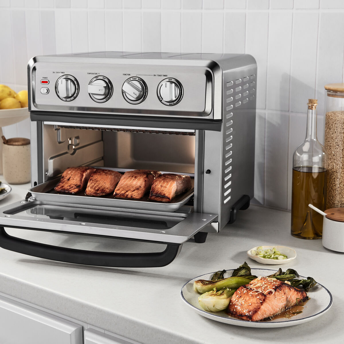 Cuisinart Air Fryer + Convection Toaster Oven, 8-in-1 Oven with Bake, Grill, Broil & Warm Options